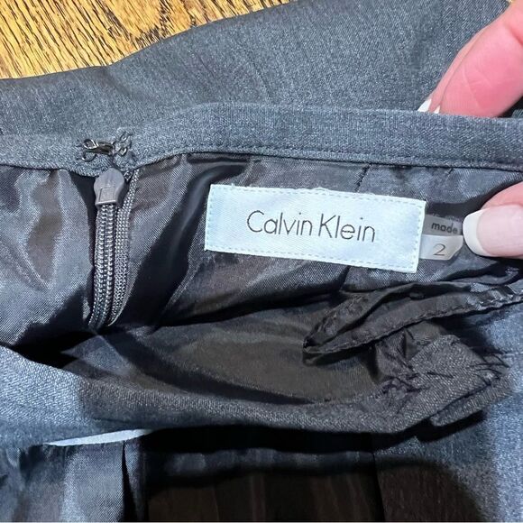 Calvin Klein 2-piece Suit Dark Gray Blazer size 2 - Picture 7 of 12